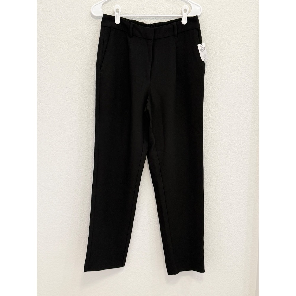 Old Navy Taylor Straight Trouser Extra High Rise Black Pants Size Small NWT